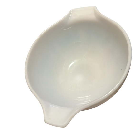 Vintage Pyrex Mixing Bowl | Amish Butterprint | Turquoise on White | #403 2.5 QT - Picture 8 of 10